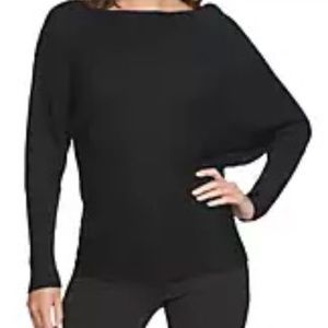 DONNA KARAN Dolman Merino Wool-Blend Sweater NWT